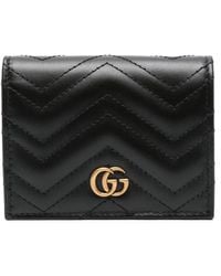 Gucci - ダブルg カードケース (コイン&紙幣入れ付き), ブラック, Leather - Lyst