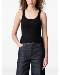 WRSTBHVR - Tilla Ribbed-Knit Tank Top - Lyst
