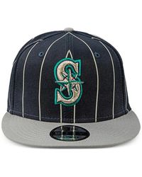 KTZ - 9Fifty Seattle Mariners Pinstripe Cap - Lyst