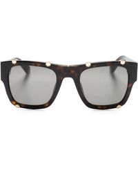 Philipp Plein - Logo-Engraved Square-Frame Sunglasses - Lyst