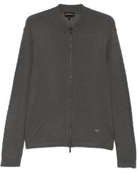 Emporio Armani - Wool Cardigan - Lyst