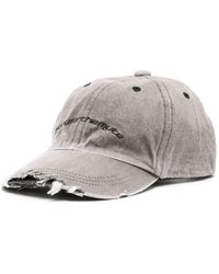 Song For The Mute - Logo-embroidered Distressed Baseball Cap - Lyst