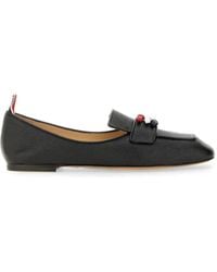 Thom Browne - Three-Bow Almond-Toe Loafers - Lyst