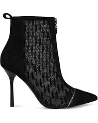 Karl Lagerfeld - モノグラム ブーツ - Lyst