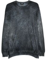 Avant Toi - Distressed-Effect Acid-Wash Sweater - Lyst