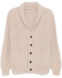 Fortela - Brushed Alpaca-Wool Shawl Cardigan - Lyst