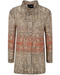 Giorgio Armani - Giacca Cannete Jacquard Tigre - Lyst