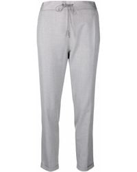 Fabiana Filippi - Drawstring Tapered Trousers - Lyst