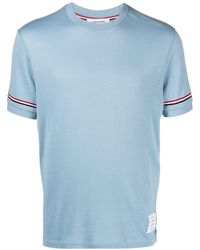 Thom Browne - T-shirt à rayures RWB - Lyst