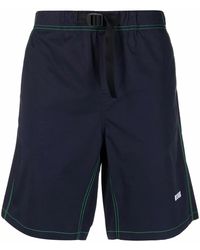 MSGM - Short De Sport À Logo Brodé - Lyst