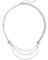 Tory Burch - Moondance Halsketting Met Parel - Lyst