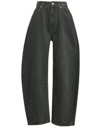 Essentiel Antwerp - Barrel-Leg Panelled Jeans - Lyst