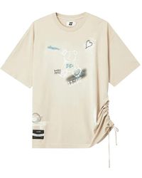 Izzue - Drawstring Graphic-Print T-Shirt - Lyst