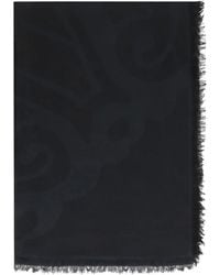 Max Mara - Eguale Abstract-Print Fringed Stole - Lyst