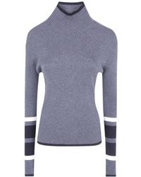 Mantu - Ribbed Turtle-Neck Sweater - Lyst