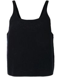 Tibi - Scoop Neck Boiled Wool Sweater - Lyst