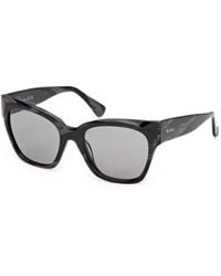 Max Mara - Rectangular-Frame Sunglasses - Lyst