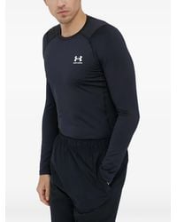Under Armour - Coldgear Logo-Printed Long-Sleeved Compression T-Shirt - Lyst