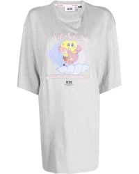 Gcds - X Spongebob Printed Cotton-jersey T-shirt Dress - Lyst