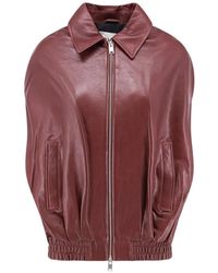 Arma - Sleeveless Leather Jacket - Lyst