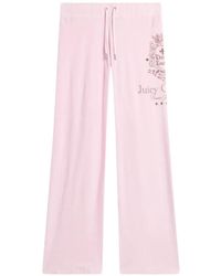 Juicy Couture - Logo-Print Track Pants - Lyst