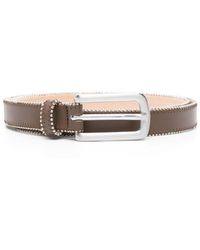 Peserico - Beaded-trim Leather Belt - Lyst