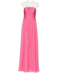 Zuhair Murad - Strapless Silk-Chiffon Gown - Lyst