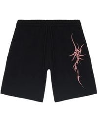 Iuter - Graphic-Detail Drawstring Cotton Shorts - Lyst