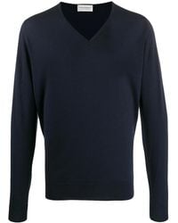 John Smedley - Wool Knit Jumper - Lyst