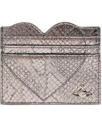 Vivienne Westwood - Snake-Effect Heart-Shaped Card Holder - Lyst