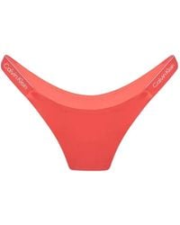 Calvin Klein - Logo-Tape Bikini Bottoms - Lyst