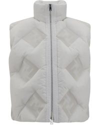 Fendi - Quilted Puffer Gilet - Lyst