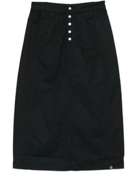 SPORT b. by agnès b. - Side-Slash Twill Skirt - Lyst