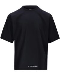 C.P. Company - 1020 Jersey Short Sleeve Stencil T-Shirt - Lyst