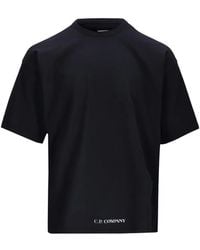 C.P. Company - 1020 Jersey Short Sleeve Stencil T-Shirt - Lyst