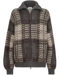 Brunello Cucinelli - Dazzling Tartan Double Knit Outerwear Jacket - Lyst
