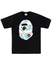A Bathing Ape - Multi Camo Ape Head T-Shirt - Lyst