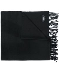 Givenchy Bufanda con placa del logo - Negro