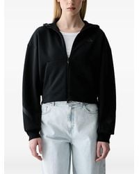 adidas - Logo-Print Zip-Up Hoodie - Lyst