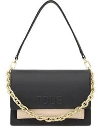 Tous - チェーンストラップ バイカラーショルダーバッグ - Lyst