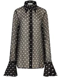 Nina Ricci - Bell-Cuffs Shirt - Lyst