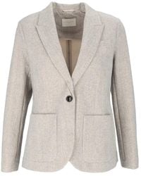 Circolo 1901 - Patch-Pocket Single-Breasted Jacket - Lyst