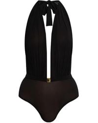 Balmain - バックレス ワンピース水着 - Lyst