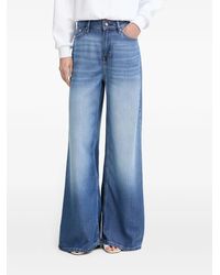 Guess - High-Rise Bellflower Wide-Leg Jeans - Lyst