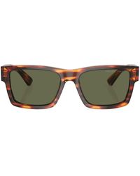 Prada - Tortoiseshell-effect Square-frame Sunglasses - Lyst