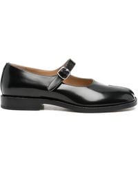 Maison Margiela - Tabi Mary-Janes Buckle-Fastening Flat Pumps - Lyst