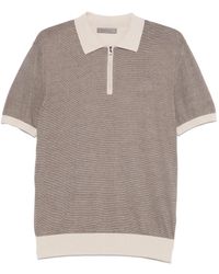 Corneliani - Gestricktes Poloshirt - Lyst