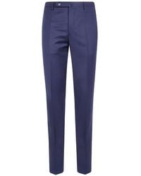 Incotex - Pressed-Crease Wool Trousers - Lyst