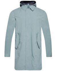 Herno - Hooded Concealed-Fastening Coat - Lyst
