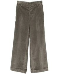 Brunello Cucinelli - Corduroy Wide-Leg Trousers - Lyst